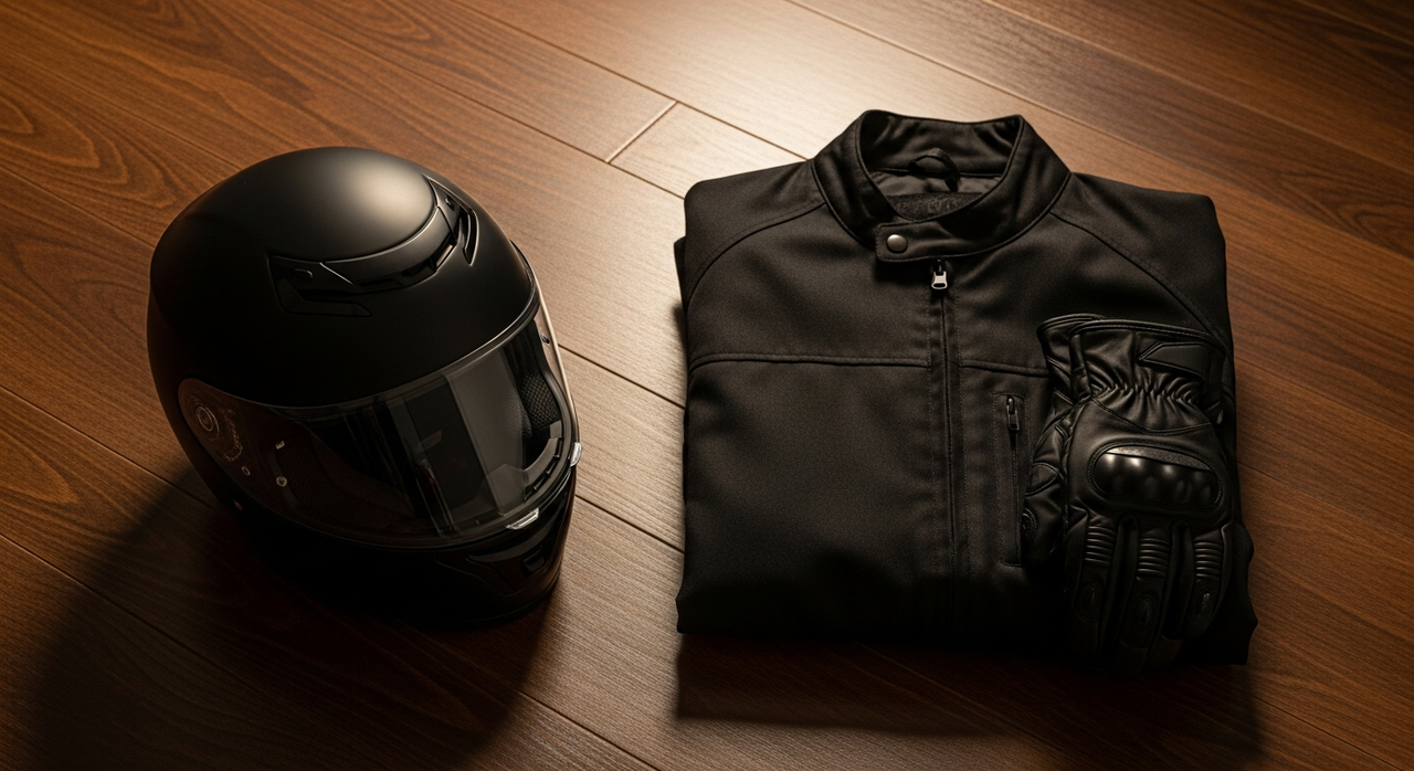 Equipo moto completo casco chaqueta guantes botas A2 · Motobike Albacete