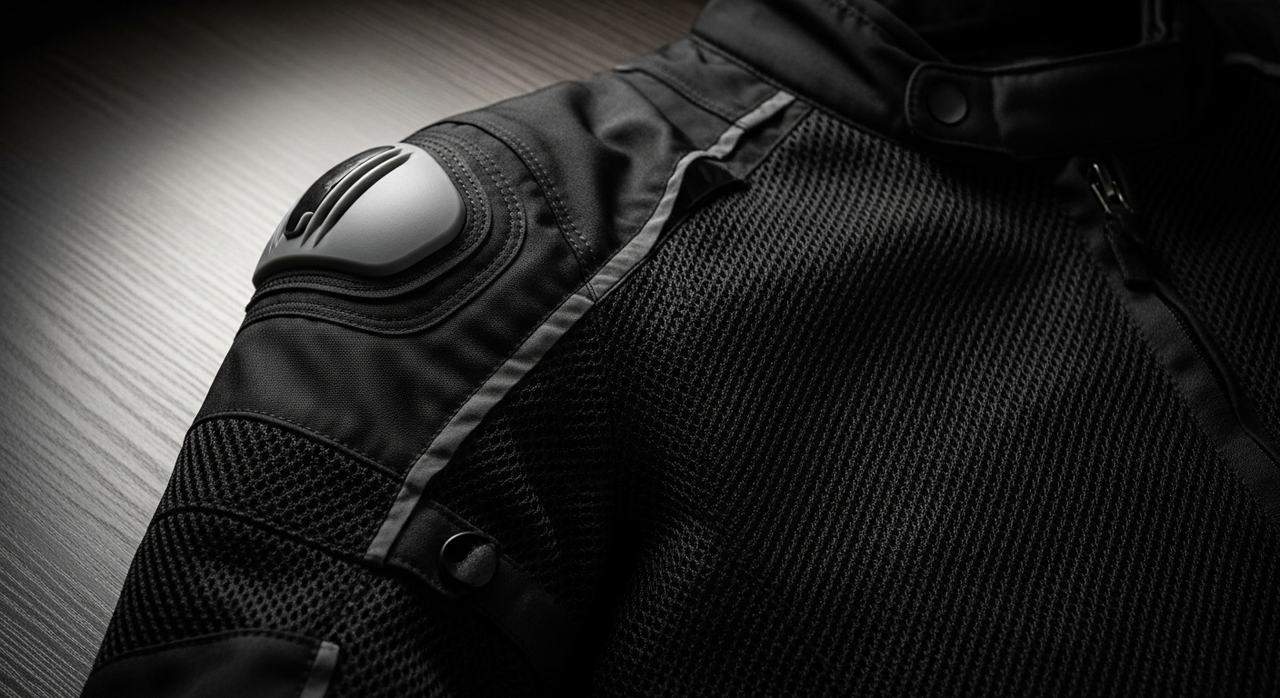 Chaqueta moto verano mesh con armaduras CE Motobike Albacete