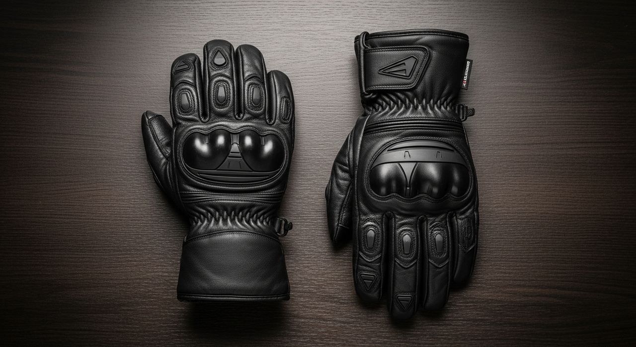 Guante moto invierno corto comparado con largo Motobike Albacete