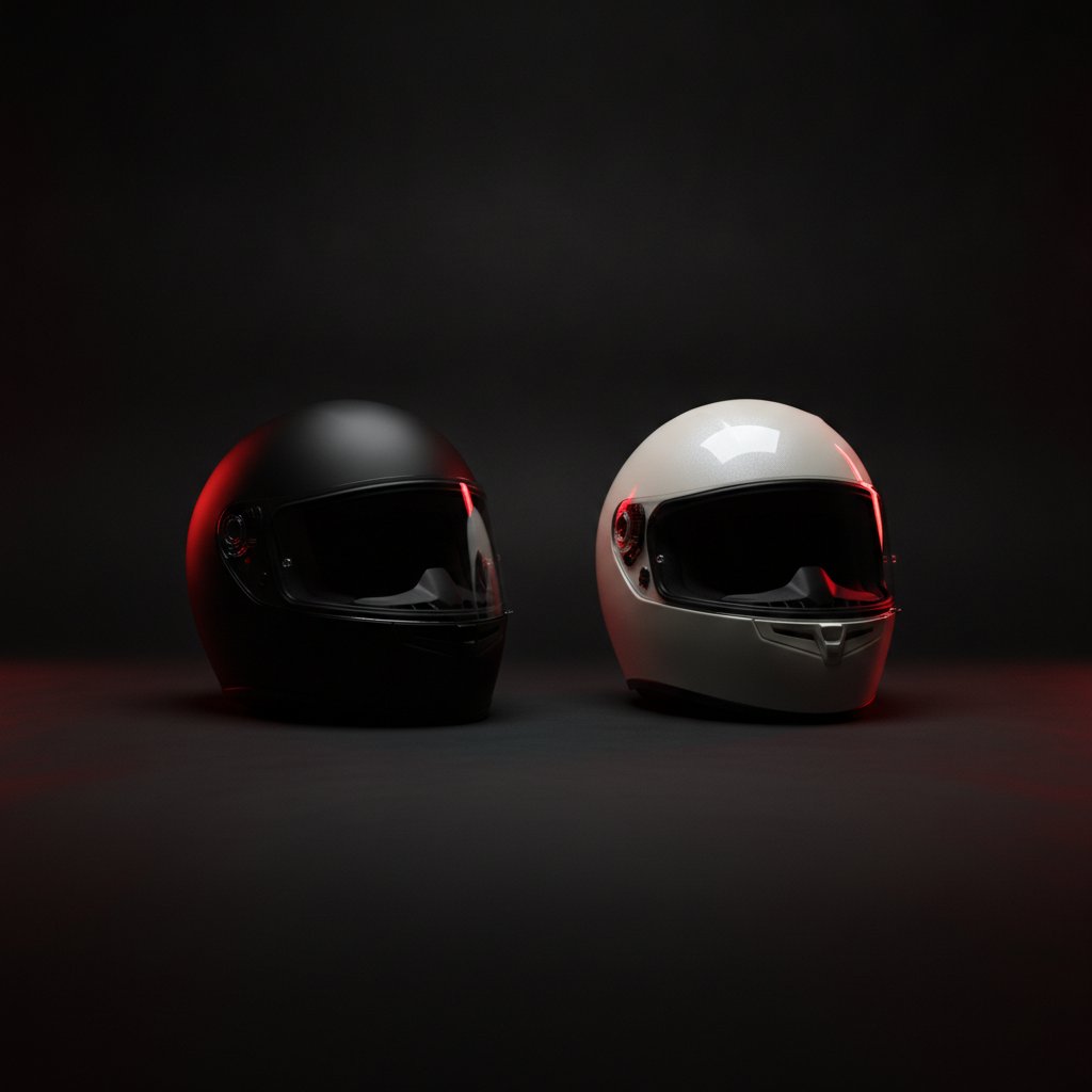 Dos cascos integrales premium enfrentados en comparativa Shoei vs AGV, Motobike Albacete