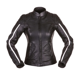 Modeka *Alva Lady Jacket Black-And-White · chaquetas en Motobike Albacete