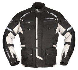Modeka Tarex Jacket Black/Light Grey · chaquetas en Motobike Albacete