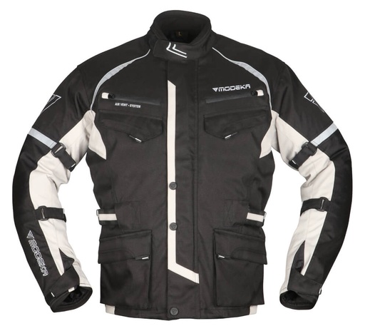 Modeka Tarex Jacket Black/Light Grey en MOTOBIKE Albacete