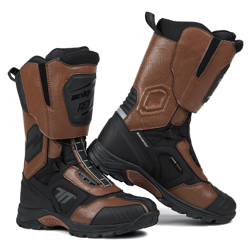 Bota Seventy SD-BA6 Stelvio Alta Negra/Marron · botas en Motobike Albacete