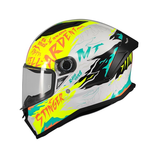 Casco Integral MT FF126 STINGER 2 ARDENT A3 BRILLO en MOTOBIKE Albacete
